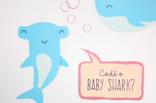 Baby Shark - Festas infantis tema Fundo do Mar - Agatha Moraes - imagem ilustração